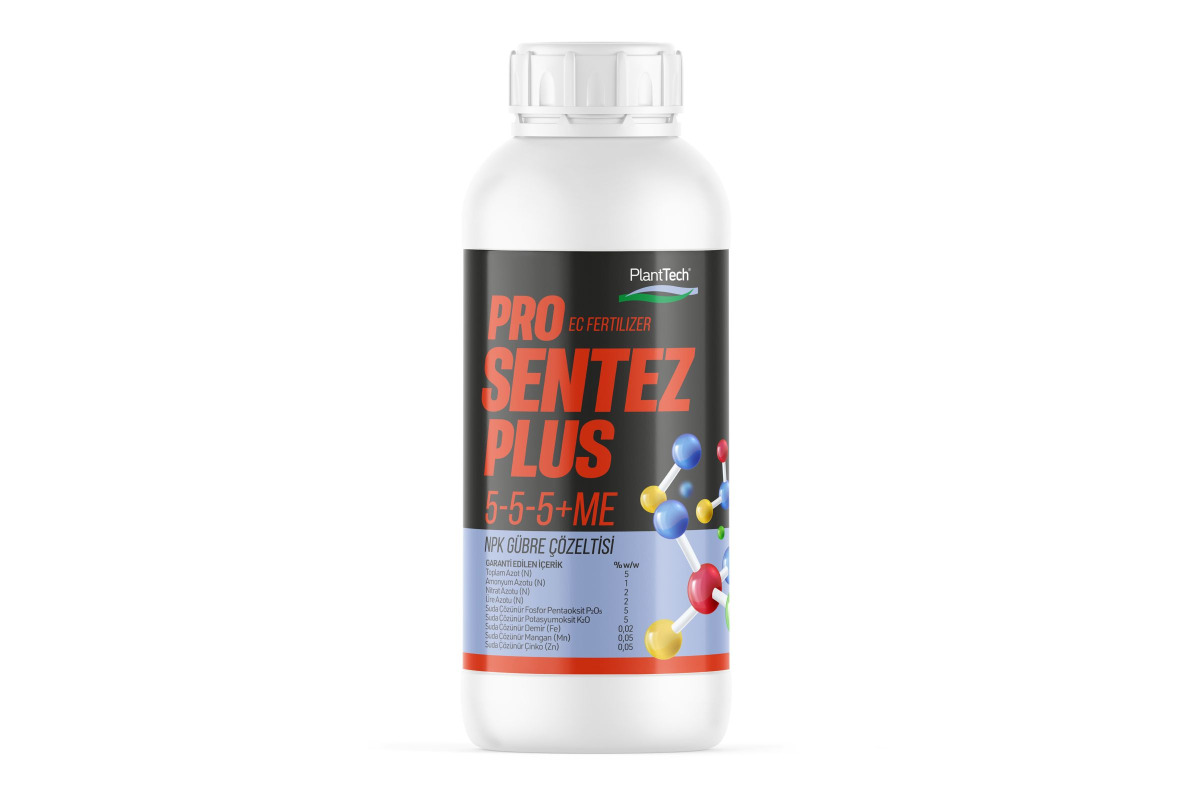 PlantTech Pro Sentez Plus 5-5-5+ME - NPK Gübre Çözeltisi 1 Lt
